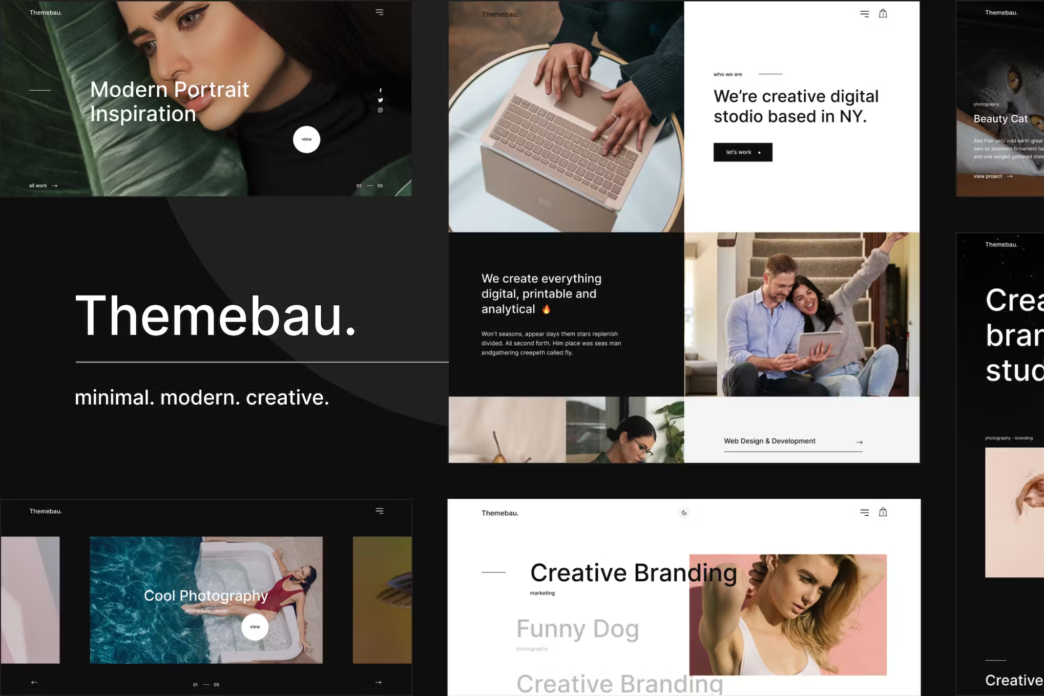 Download - Themebau - Minimal Portfolio & Agency WordPress Theme 1.0.1 ...