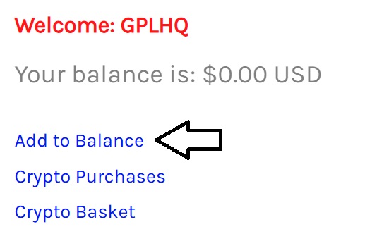 New Checkout addtobalance